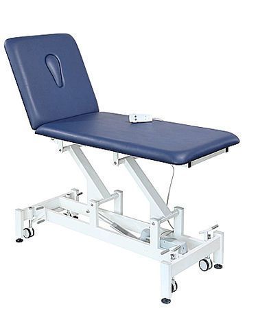 Electro-hydraulic examination table / on casters / height-adjustable / 2-section C2 Everyway Medical Instruments