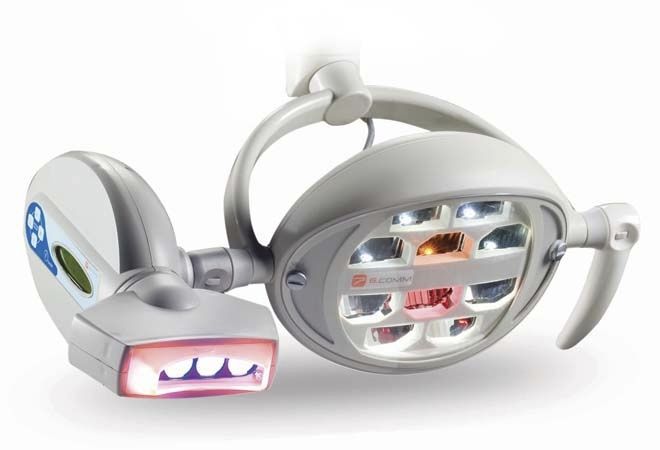 LED dental light / with bleaching light / 1-arm Flight Dental Systems
