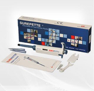 Mechanical micropipette / variable volume / with ejector 0.5 - 5000 µl | SUREPETTE® Series AccuBioTech