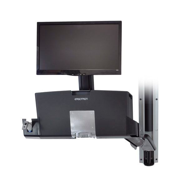 Medical monitor support arm / articulated / wall-mounted / with keyboard arm StyleView® Combo 45-270-026 ergotron