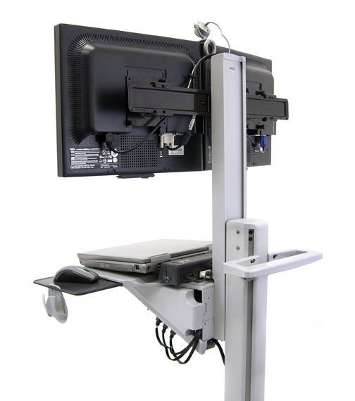 Height-adjustable computer cart / medical Neo-Flex® Dual 24-194-055 ergotron