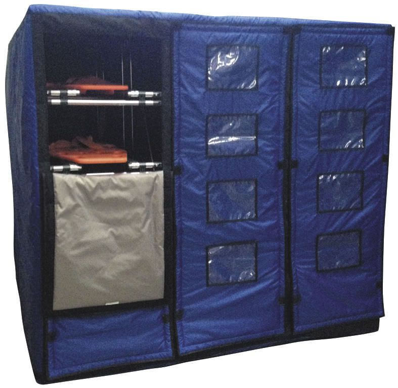 Multiple-body refrigerated mortuary cabinet AirCool12, AirCool24 Flexmort