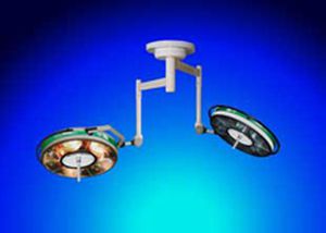 Halogen surgical light / ceiling-mounted / 2-arm BHC-502/502, 110 000/110 000 LUX FAMED Lódz