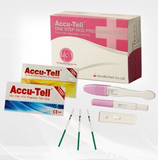 Pregnancy test kit ABT-FT-A4, ABT-FT-B4 AccuBioTech