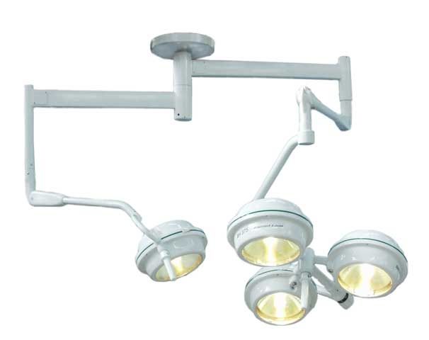 Halogen surgical light / ceiling-mounted / 2-arm MEDILUX BHC-375p/175, 120 000/50 000 LUX FAMED Lódz