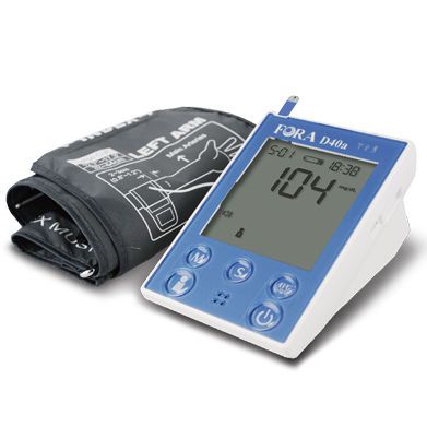 Automatic blood pressure monitor / electronic / arm / with blood glucose meter DUO ultima D40 Foracare Suisse