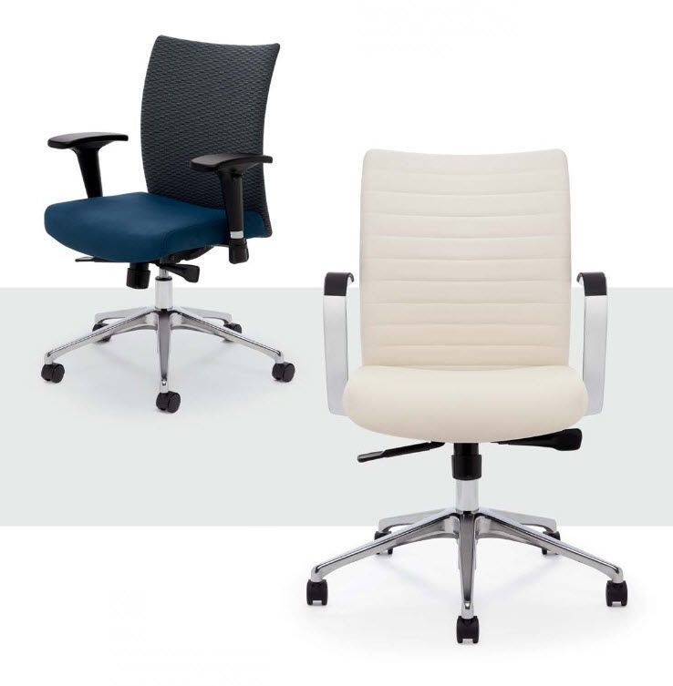 Office chair / on casters / with armrests Memento series Encore