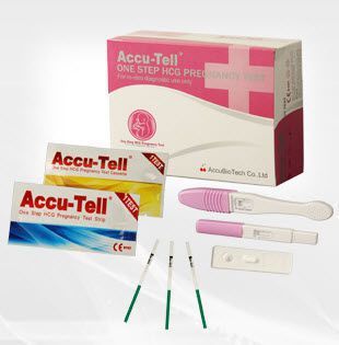 Pregnancy test kit ABT-FT-A2, ABT-FT-B2 AccuBioTech