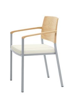 Chair with armrests Signal series Encore