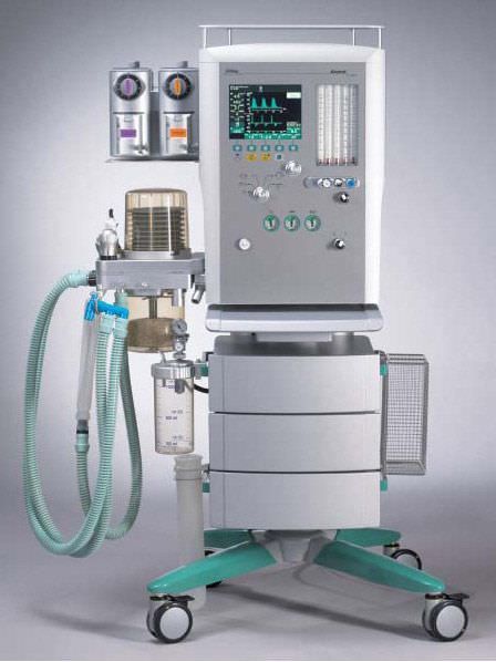 Anesthesia workstation with gas blender Akzent Color F. Stephan