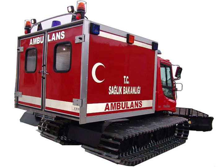 Transport medical ambulance / medical snow plow EMS Mobil Sistemler