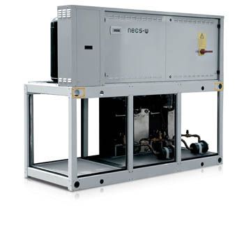 Water-cooled water chiller / for healthcare facilities 43.4 - 371 KW | NECS-W Climaveneta