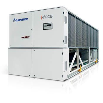 Air-cooled water chiller / for healthcare facilities 492 - 842 kW | I-FOCS Climaveneta