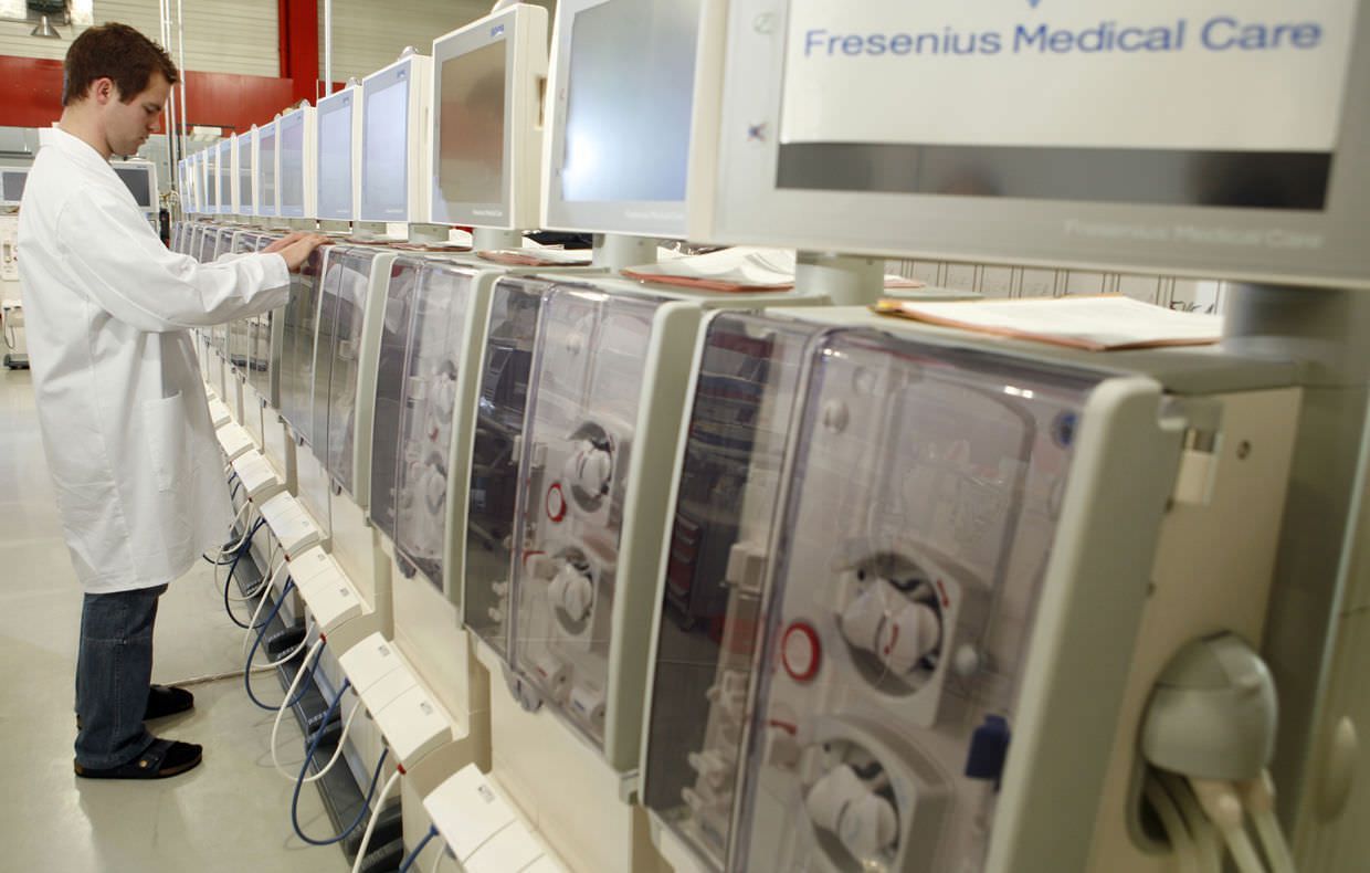 Hemodialysis machine / on casters / with hemodiafiltration 5008 CorDiax Fresenius Medical Care
