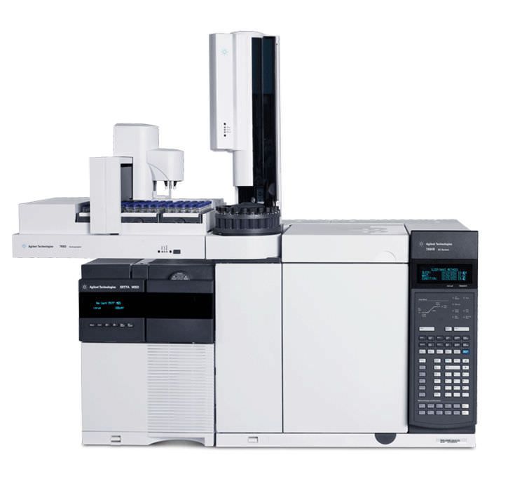 Gas chromatography system / coupled to a mass spectrometer Agilent 5977A series Agilent Technologies