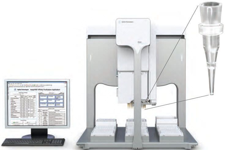 Automatic sample preparation system AssayMAP N-Glycan Agilent Technologies
