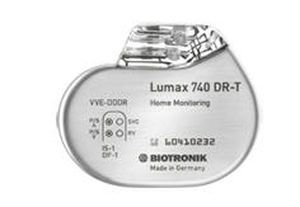 Implantable cardiac stimulator / cardioverter-defibrillator / automatic Lumax 740 Series Biotronik