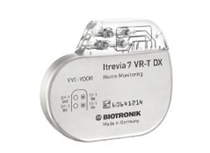 Implantable cardiac stimulator / cardioverter-defibrillator / automatic / non-magnetic Itrevia 7 VR-T DX Biotronik