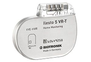 Implantable cardiac stimulator / cardioverter-defibrillator / automatic Ilesto 5 series Biotronik