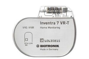Implantable cardiac stimulator / cardioverter-defibrillator / automatic / non-magnetic Inventra 7 VR-T Biotronik