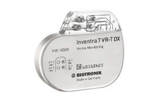 Implantable cardiac stimulator / cardioverter-defibrillator / automatic Inventra 7 VR-T DX Biotronik