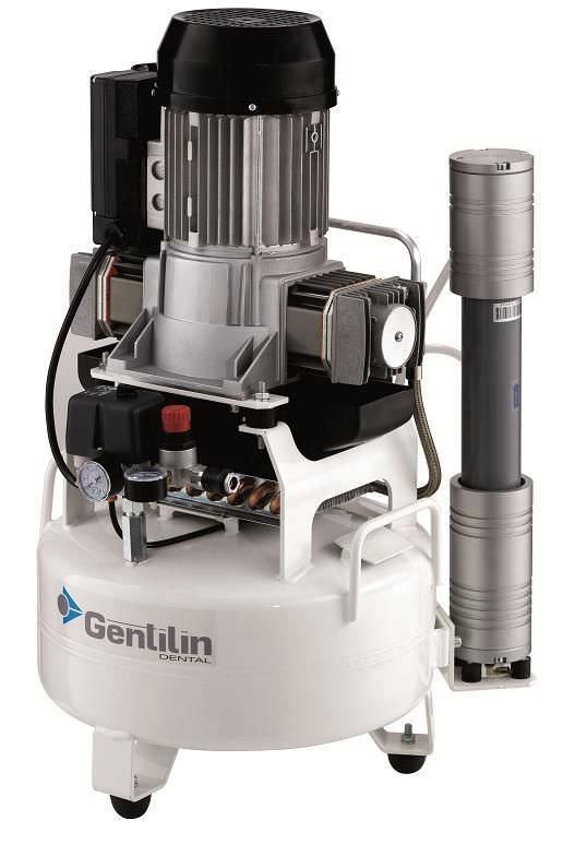 Dental unit compressor / medical / 3-workstation Clinic Dry 3/24 HS Gentilin - DENTAL ART
