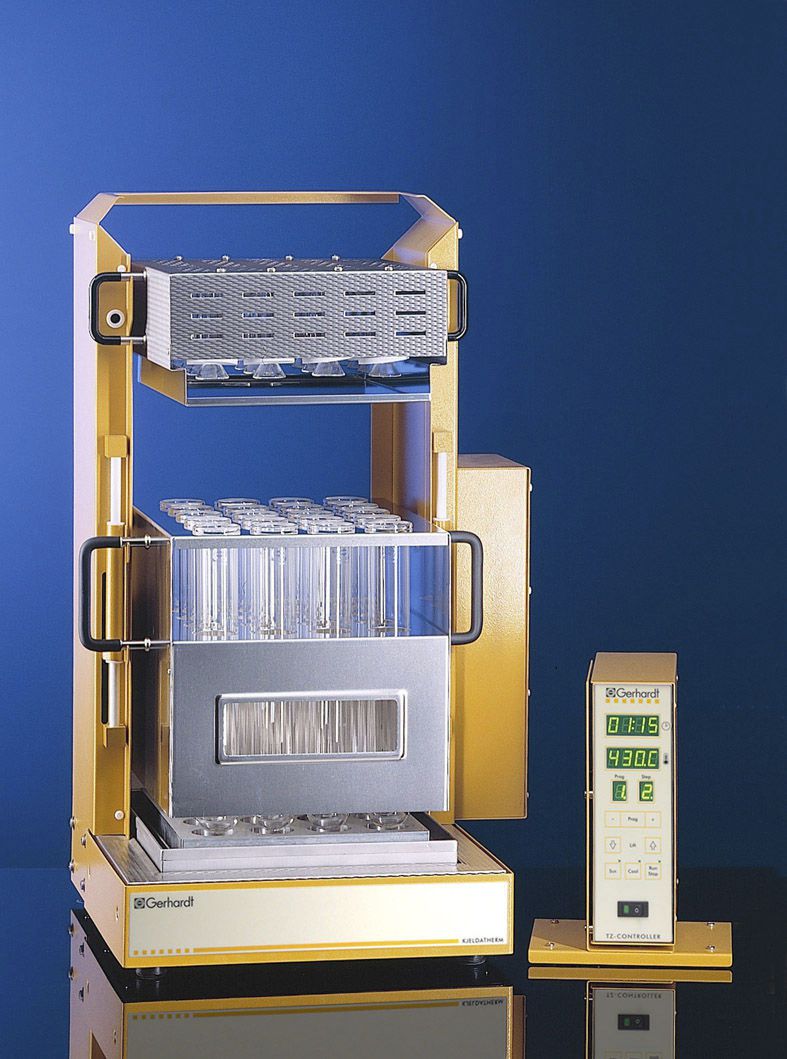 Laboratory automatic digester (Kjeldahl type) KJELDATHERM Gerhardt Analytical Systems