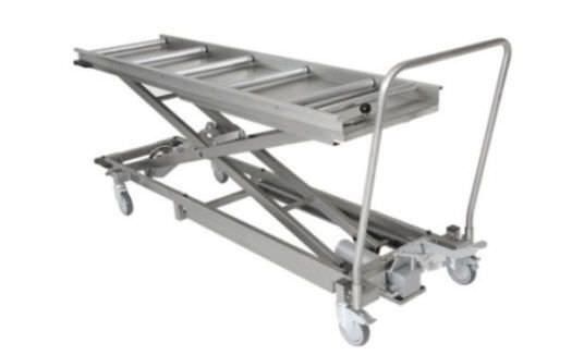 Mortuary trolley / transport / lifting / height-adjustable 80560 Funeralia