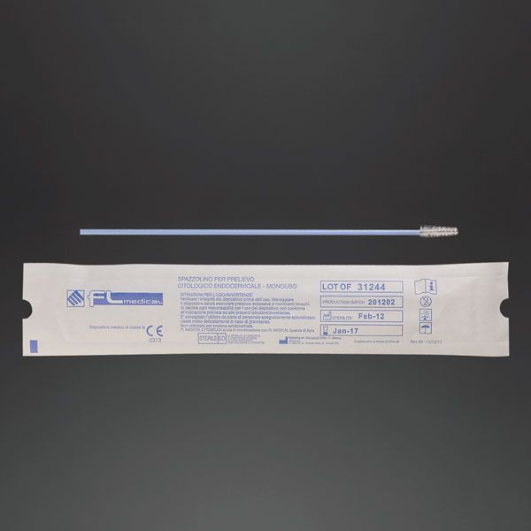 Endocervical brush disposable 26065 F.L. Medical