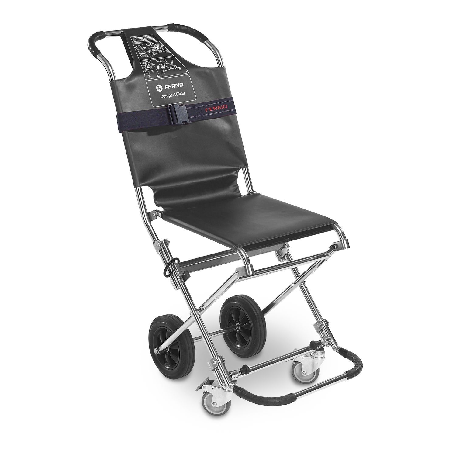 Folding patient transfer chair 200 kg | Compact 1-S Ferno (UK) Limited