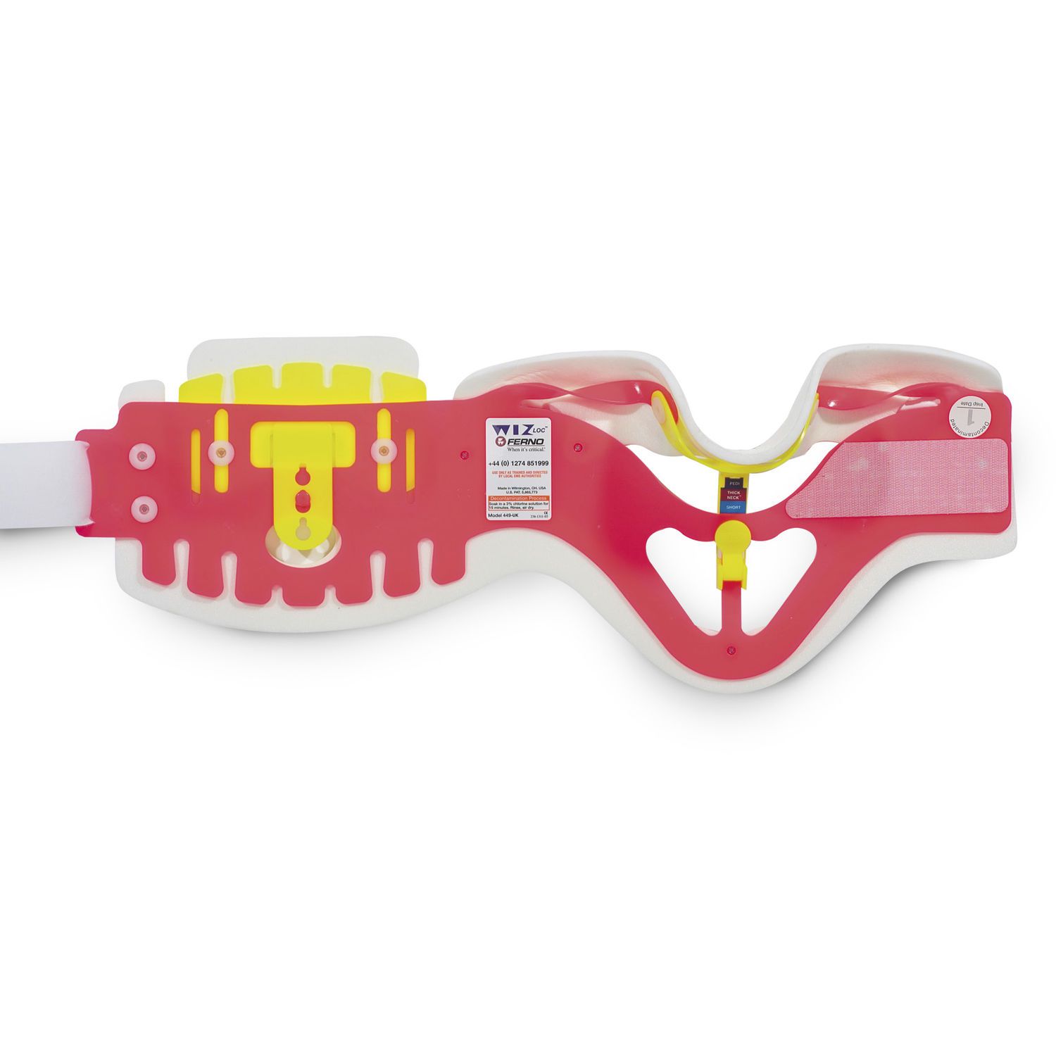 Emergency cervical collar with tracheal opening / adjustable-size / 1-piece Wizloc Ferno (UK) Limited