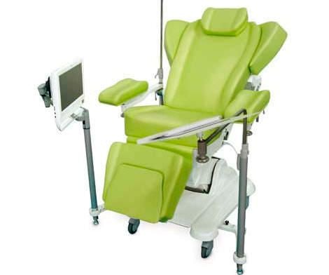 Height-adjustable hemodialysis armchair / electrical SUPREMA D-90 EUROCLINIC