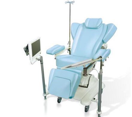 Height-adjustable hemodialysis armchair / electrical SUPREMA O-100 EUROCLINIC