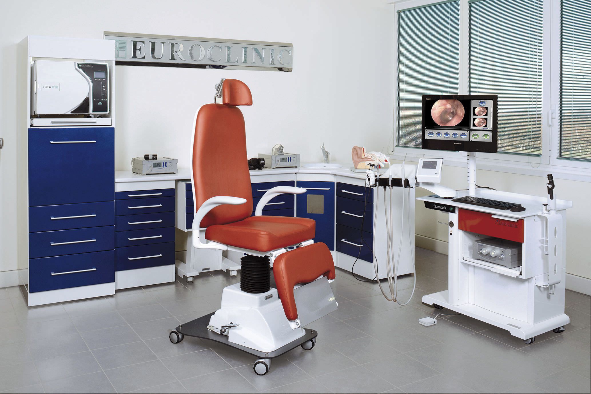 ENT workstation / modular / with chair / 1-station OTOCOMPACT/OTOPV PROFESSIONAL EUROCLINIC