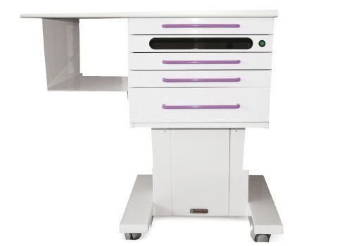 Healthcare facility worktop / with drawer / on casters SW2/P/UV EUROCLINIC