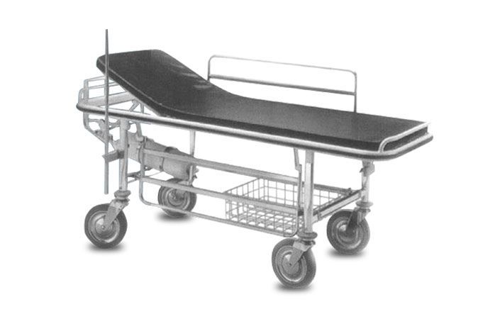 Transport stretcher trolley / mechanical / 2-section HMF-1070 A.A.MEDICAL