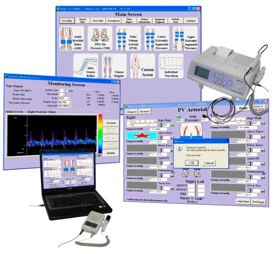 Patient data management software / for vascular examination Smart-V-Link for Windows® Version 4 Hadeco