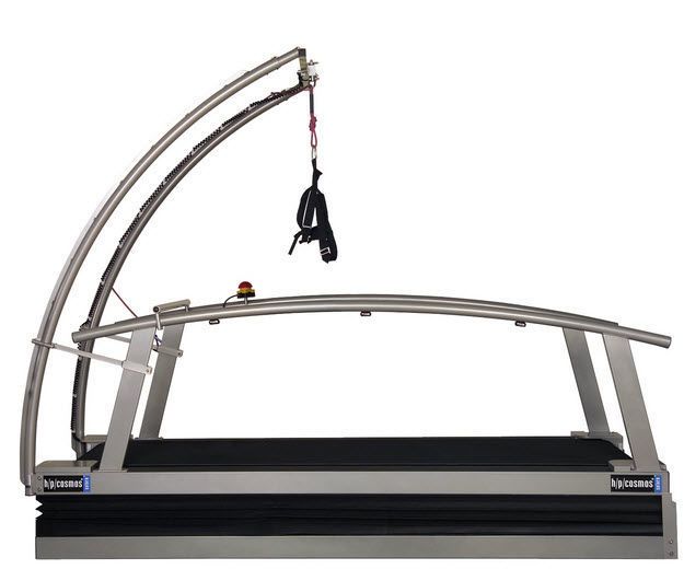 Treadmill with harness systems / with handrails saturn 200/75 h/p/cosmos sports & medical