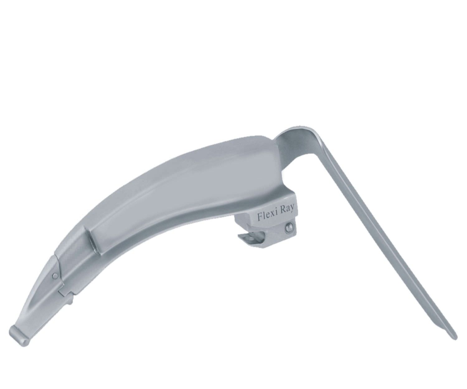 Macintosh laryngoscope blade / with flexible tip / fiber optic FLEXI RAY Haymed