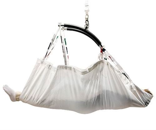 Disposable bariatric repositioning sling for bariatric lifts