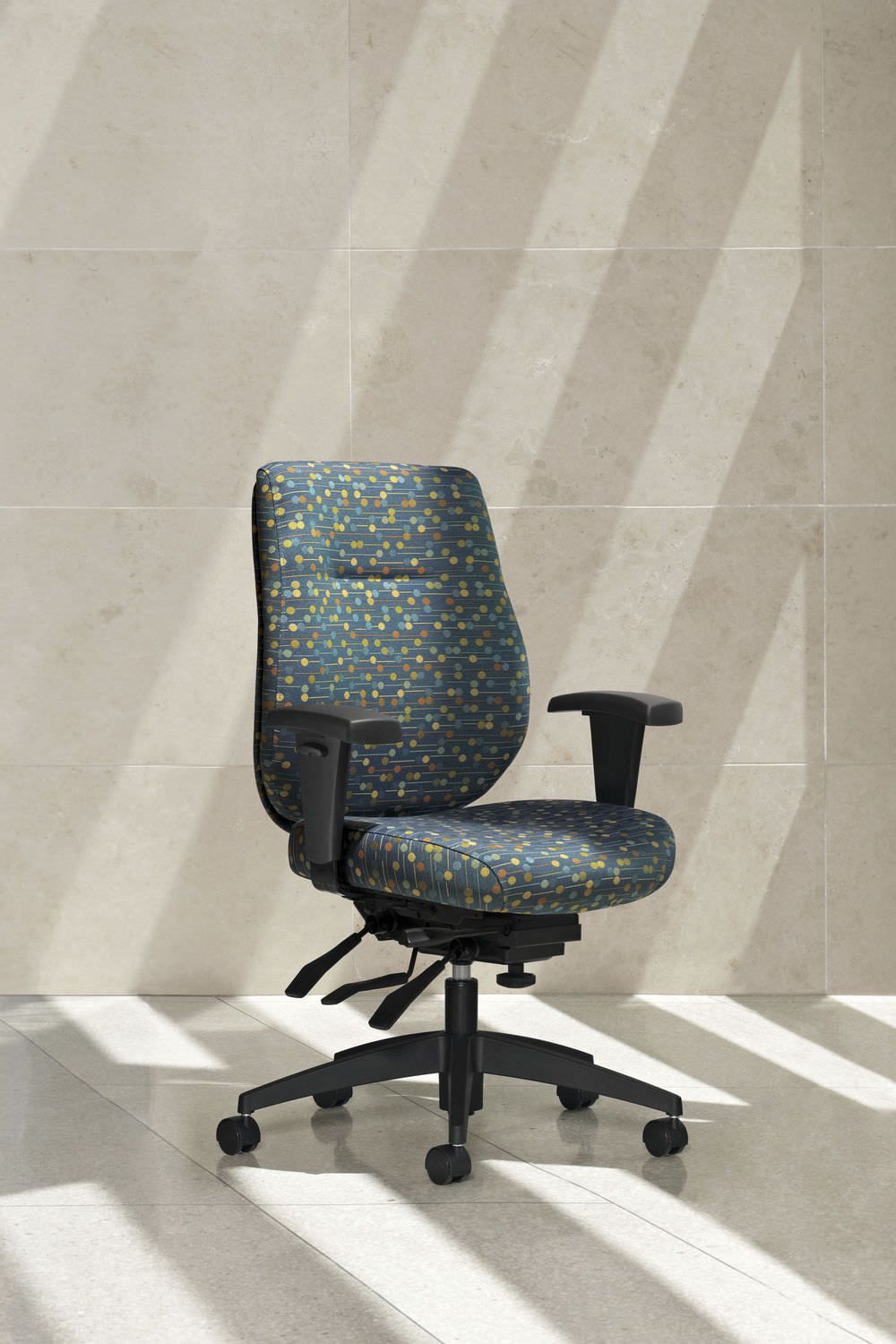 Office chair / with armrests / on casters Gala Global Care