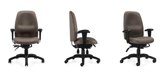 Office chair / with armrests / on casters Granada Select Global Care