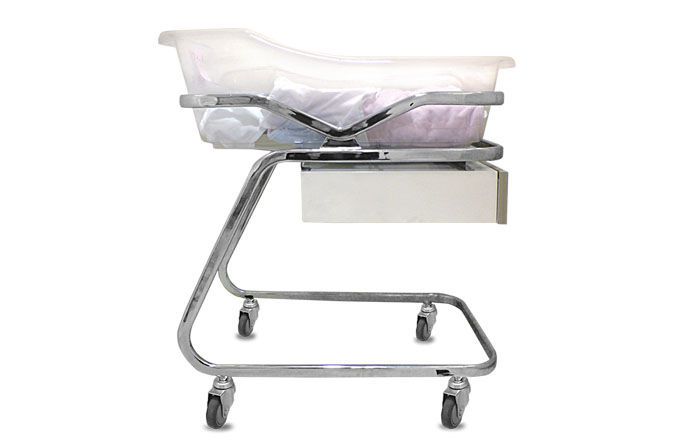 Transparent hospital baby bassinet HMF-3001 A.A.MEDICAL