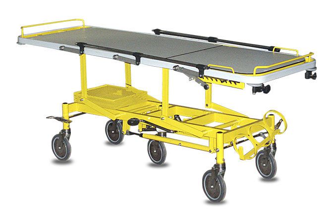 Transport stretcher trolley / mechanical / 2-section HMF-1010 A.A.MEDICAL