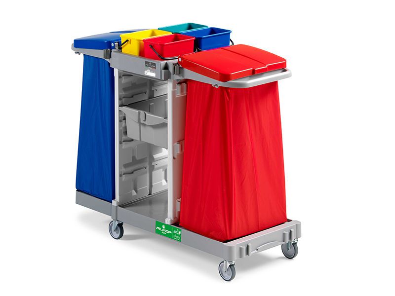 Cleaning trolley / with waste bag holder / with bucket ALPHA 5112 FILMOP