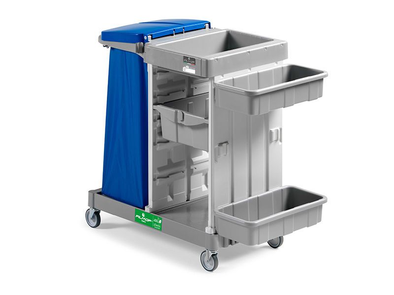 Cleaning trolley / with waste bag holder ALPHA 5103 FILMOP