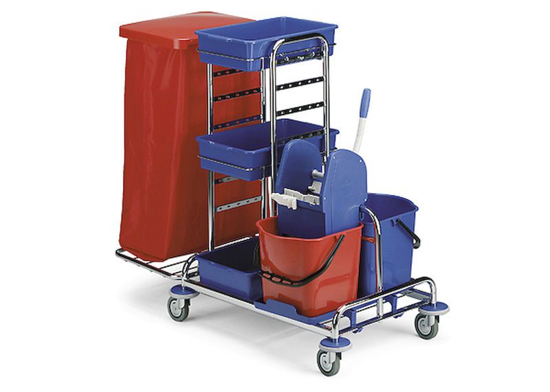 Cleaning trolley / with waste bag holder / with bucket 3090 FILMOP