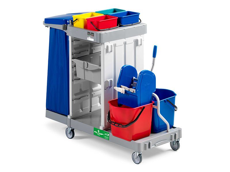 Cleaning trolley / with bucket / with waste bag holder ALPHA 5108 FILMOP