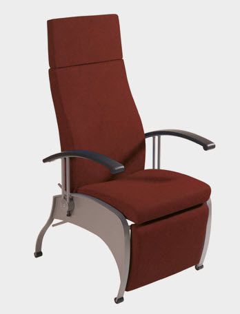 Reclining medical sleeper chair / manual carryLine FIX GREINER GmbH