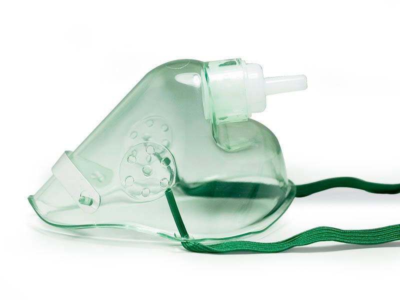 Oxygen mask / facial / PVC / pediatric 30121 Hsiner